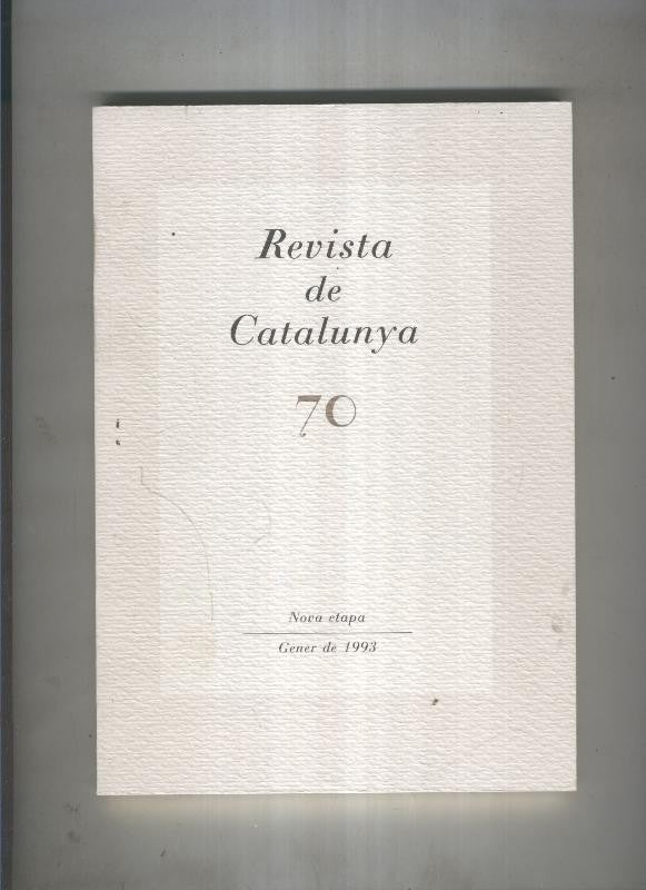 Revista de catalunya numero 070