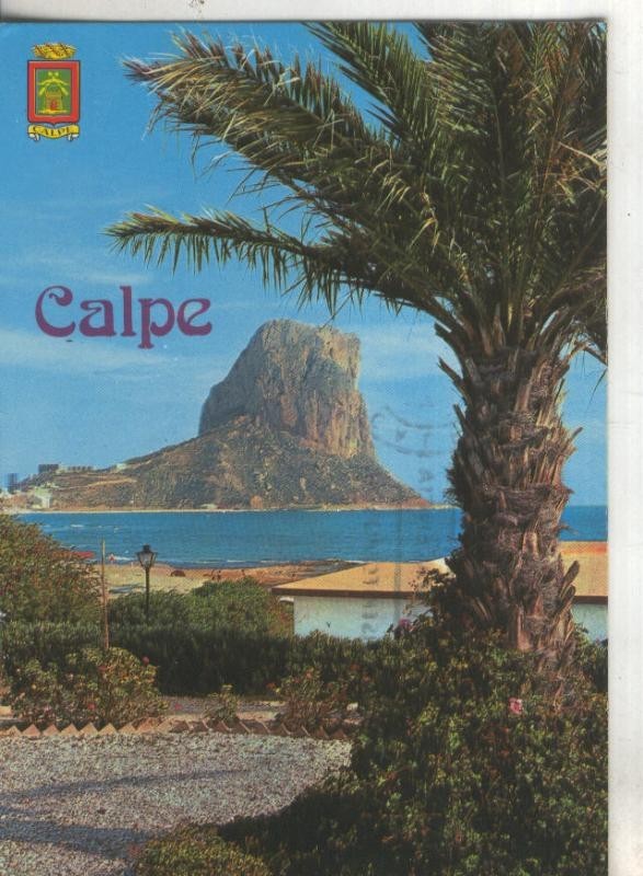 Postal 4720 : Vista del Peñon de Ifach en Calpe