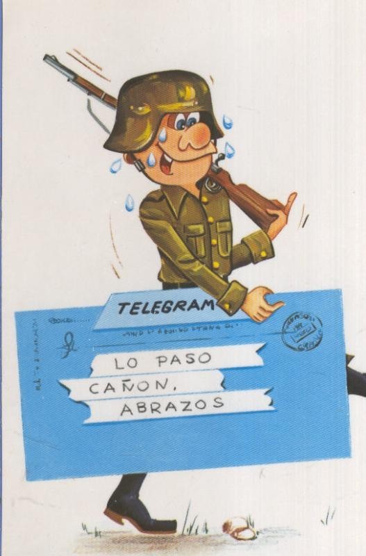 Postal 4999 : Postal periodo militar