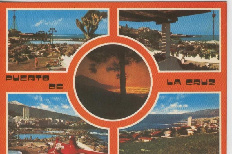 Postal 08117: Tenerife, vistas del Puerto de la Cruz