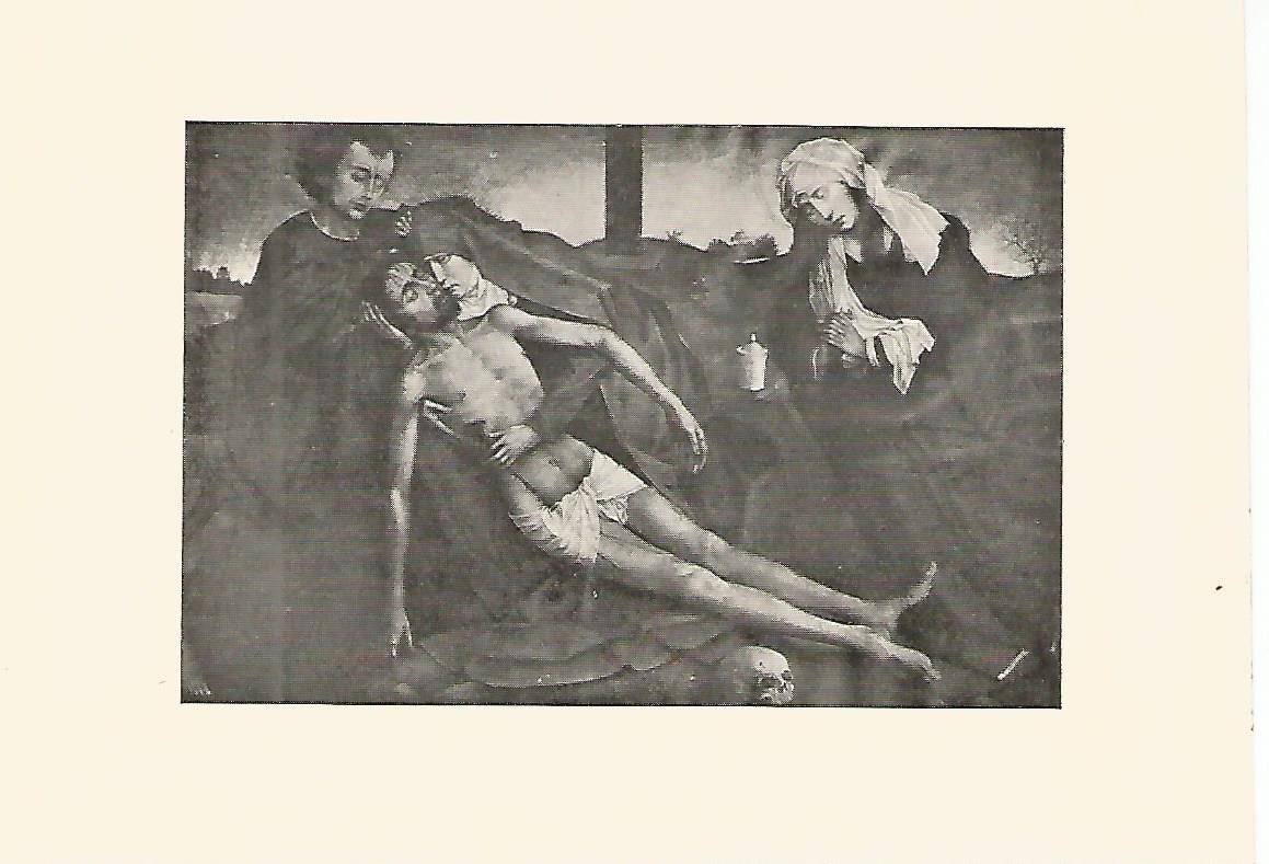 Lamina 896: WEYMEN. Entierro de Cristo