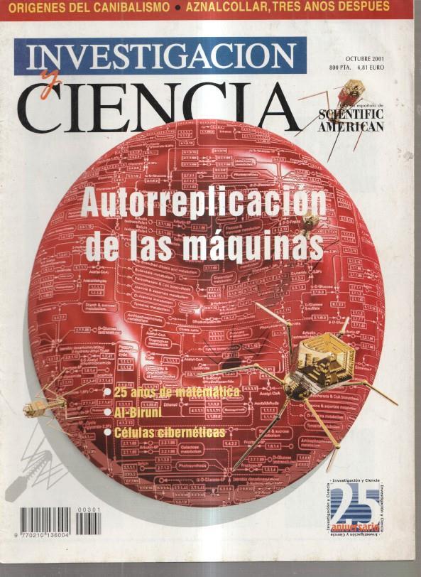Investigacion y Ciencia numero 301: Autoreplicacion de las maquinas