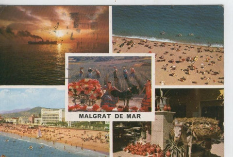Postal 07502 : Vistas de  Malgrat de Mar, Barcelona