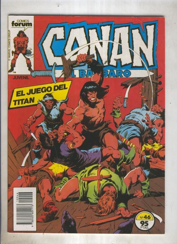 Conan el Barbaro primera edicion numero 046 (numerado 1 en trasera)