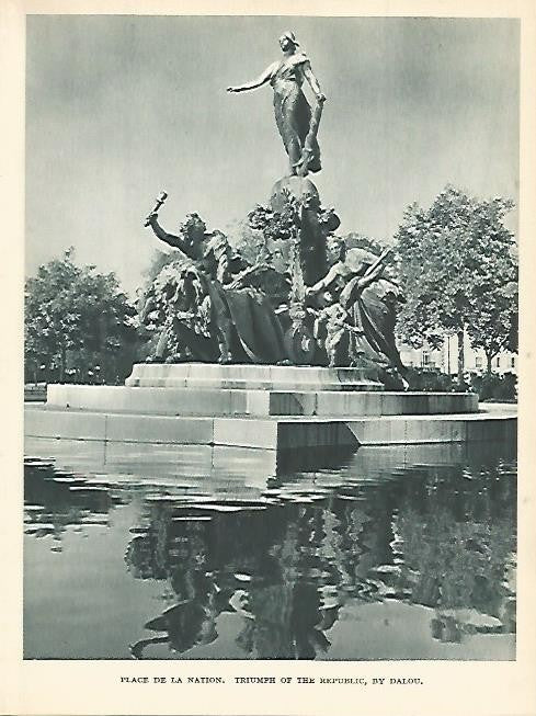 LAMINA 1819: PARIS. Plaza de la Nacion