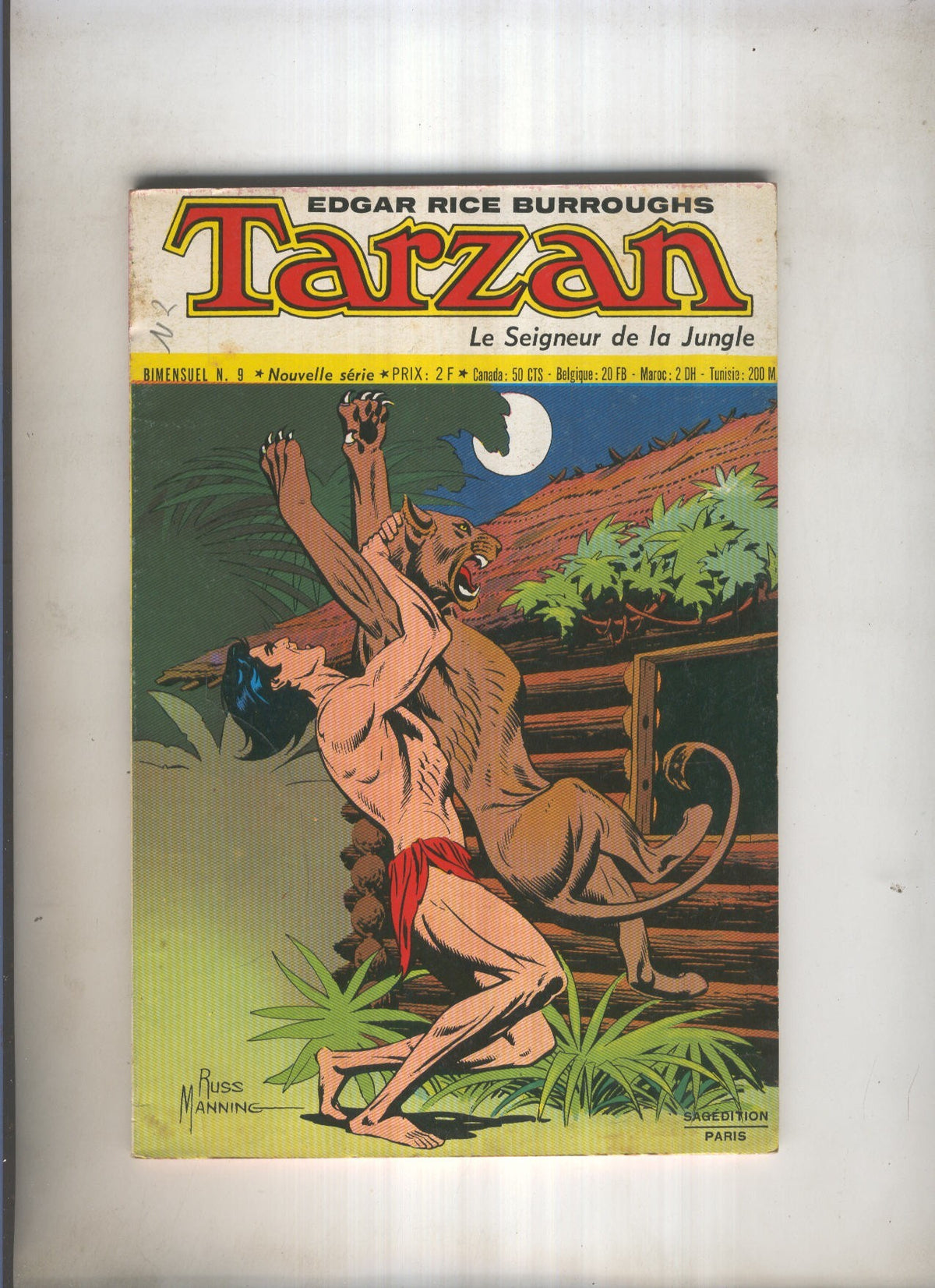 TARZAN Le Seigneur de la Jungle Numero 09: Face aux Tarribi