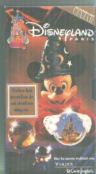 Video VHS: Dysneyland Paris, todos los secretos de un destino magico