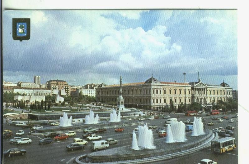 Postal: Madrid: Plaza Colon