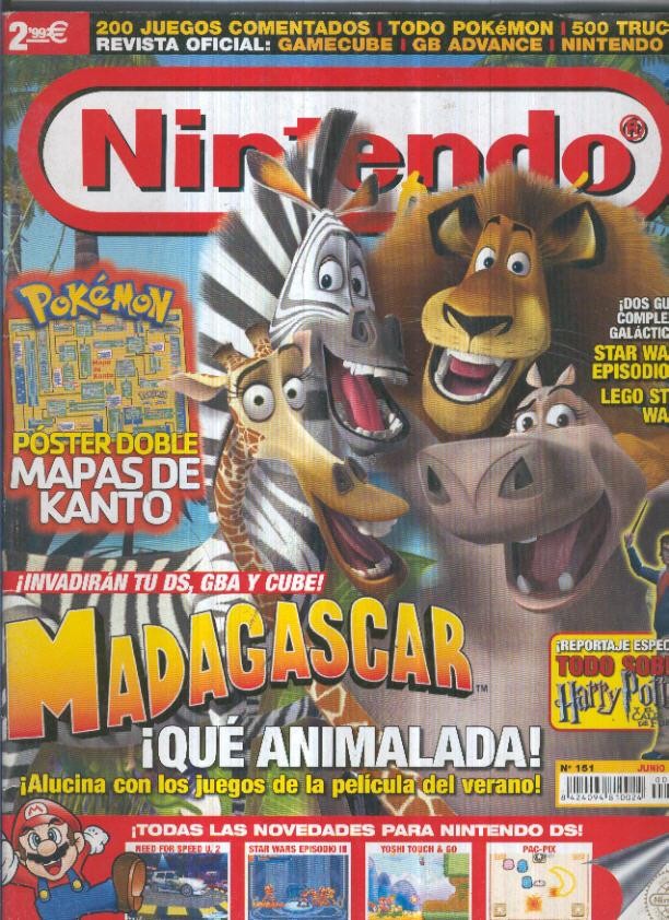 Revista: NINTENDO ACCION, No.151: MADAGASCAR (2005)
