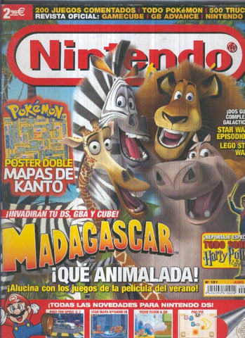 Revista: NINTENDO ACCION, No.151: MADAGASCAR (2005)