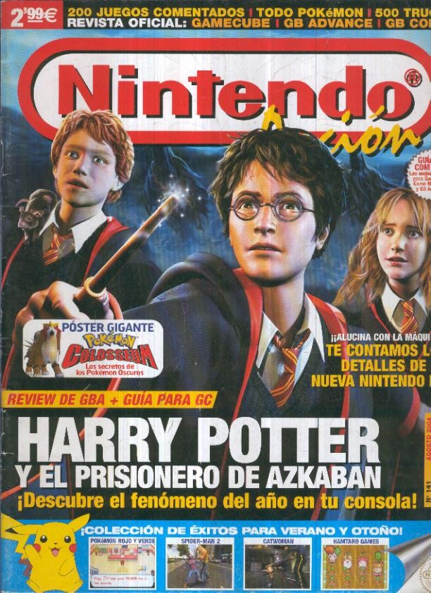Revista: NINTENDO ACCION, No.141: Guia de Harry Potter Azkaban (2004)