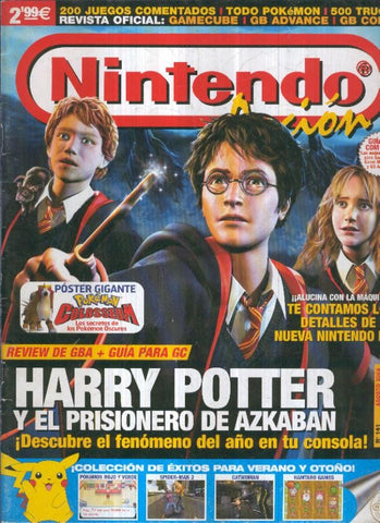 Revista: NINTENDO ACCION, No.141: Guia de Harry Potter Azkaban (2004)