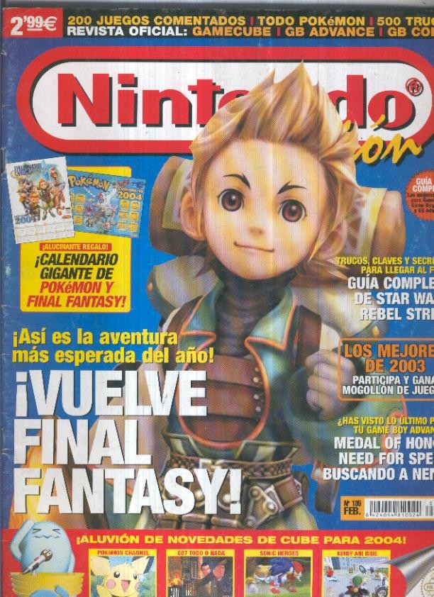 Revista: NINTENDO ACCION, No.135: Vuelve Final Fantasy (2004)