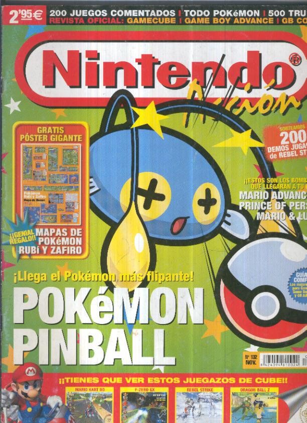 Revista: NINTENDO ACCION, No.132: Pokemon Pinball (2003)