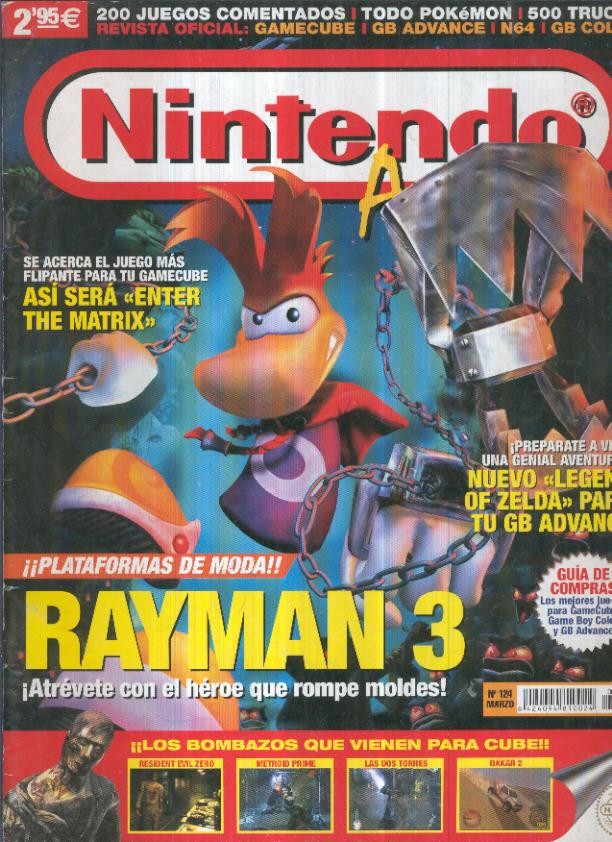 Revista: NINTENDO ACCION, No.124: RAYMAN 3 (2003)