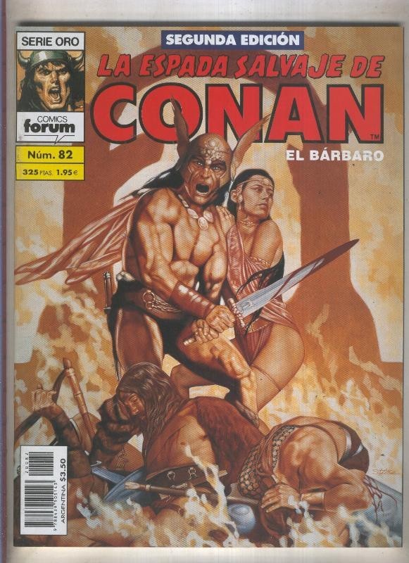 La Espada Salvaje de Conan volumen 1 segunda edicion numero 082 (numerado 2 en trasera) 