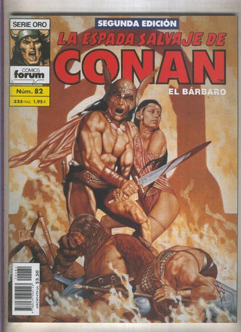 La Espada Salvaje de Conan volumen 1 segunda edicion numero 082 (numerado 2 en trasera) 