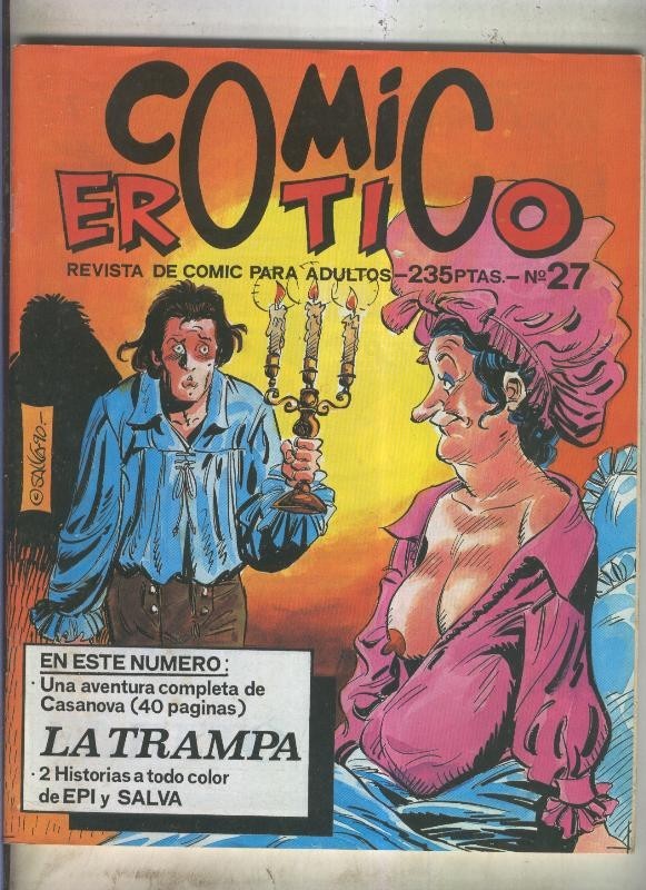 Comic Erotico numero 27: Casanova: La trampa (40 paginas)