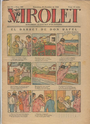 Virolet suplement illustrat d,en Patufet numero 200 del  31.10.1925