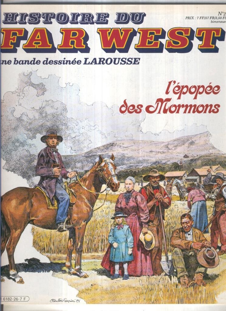 Histoire du Far West numero 26: L,epopee des Mormons