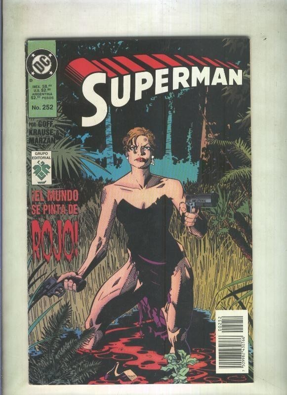 Superman numero 252: el mundo se pinta de rojo