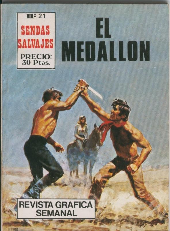 Sendas Salvajes numero 021: El medallon: Kit Carson