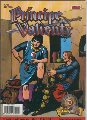 El Principe Valiente de Ediciones B numero 30 (numerado 1 en trasera)