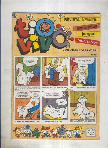 Tio Vivo tercera epoca (1985) numero 13 (numerado 2 en trasera)