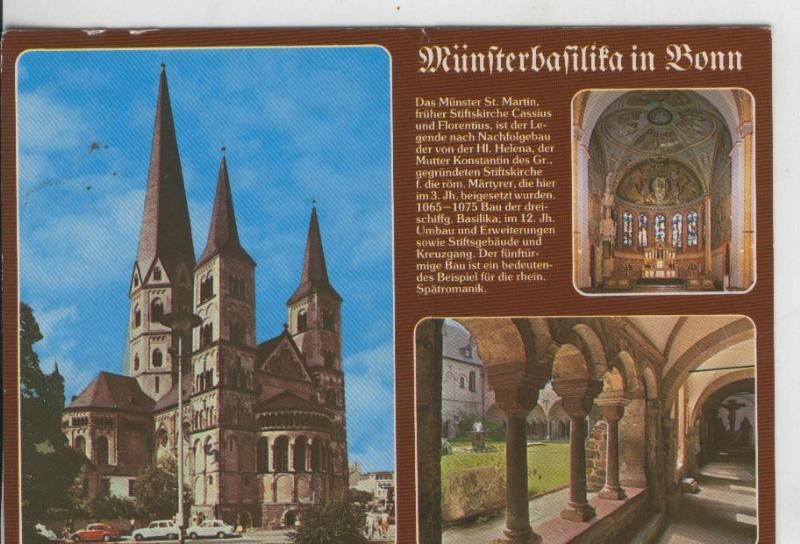 Postal 008444:  Bonn am Rhein Munsterbasilika