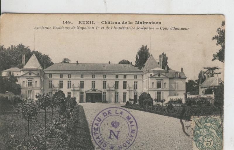 Postal 008597: Rueil, chateau de la Malmaison