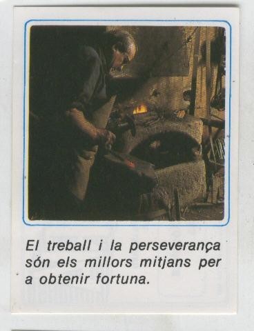 Cromos: Missatges D´alegria numerado 27