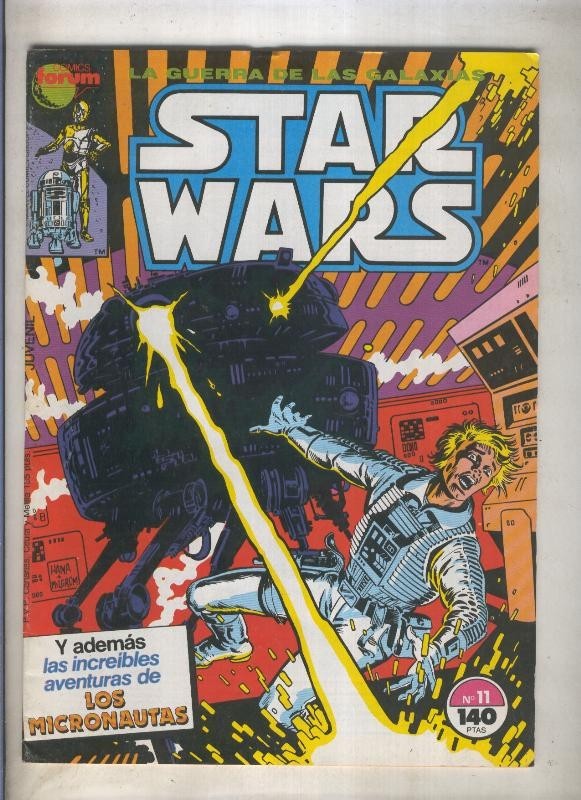 La Guerra de las Galaxias: Star Wars numero 11 (numerado 1 en trasera)