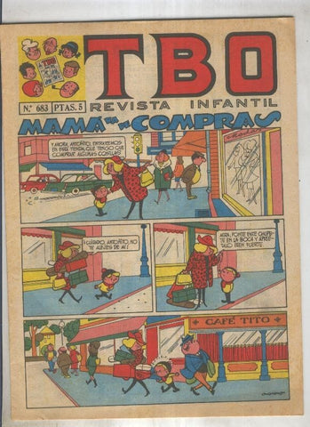 TBO numero 683: Mama va de compras (Moreno), (numerado 1 en trasera)