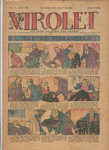 Virolet suplement illustrat d,en Patufet numero 110 del 09.02.1924