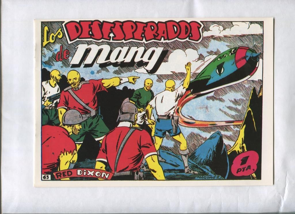 Facsimil: Red Dixon primera serie numero 63: Los desesperados de Mang