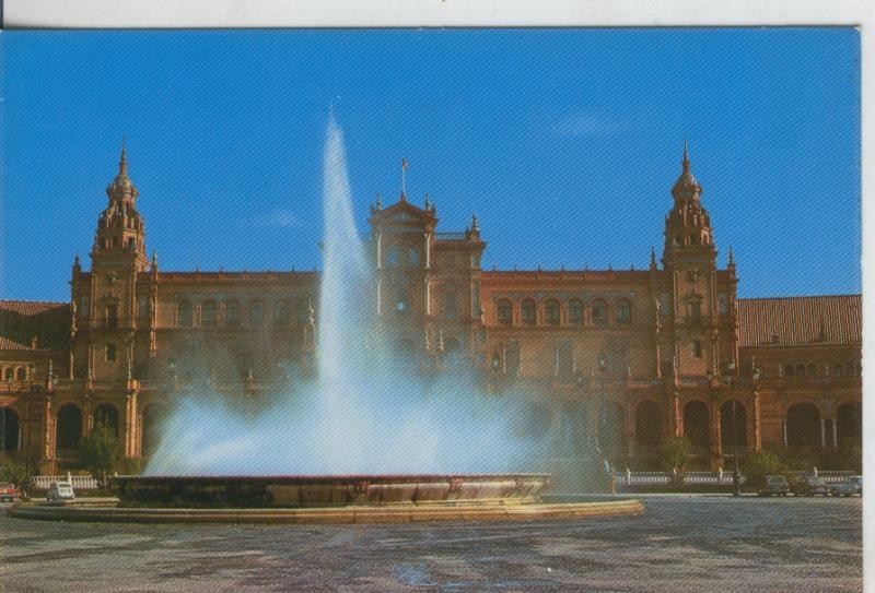 Postal 009471: Plaza de España de Sevilla