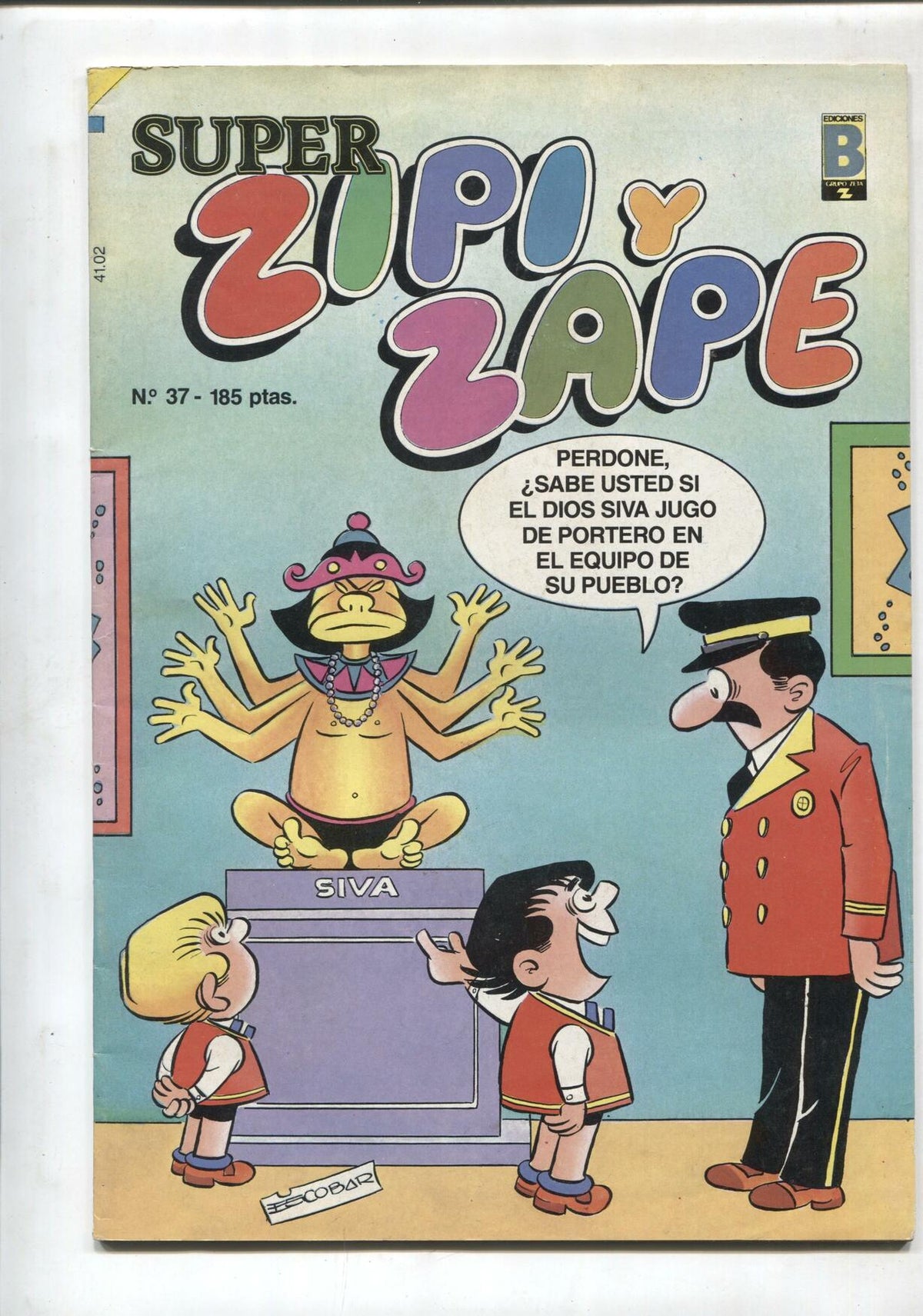 Super Zipi y Zape numero 037: Roquita, Caperucita Feroz, Montse, Los kokitos, Pablito, El profesor Tragacanto,