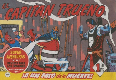 El Capitan Trueno facsimil numero 258: A un paso de la muerte