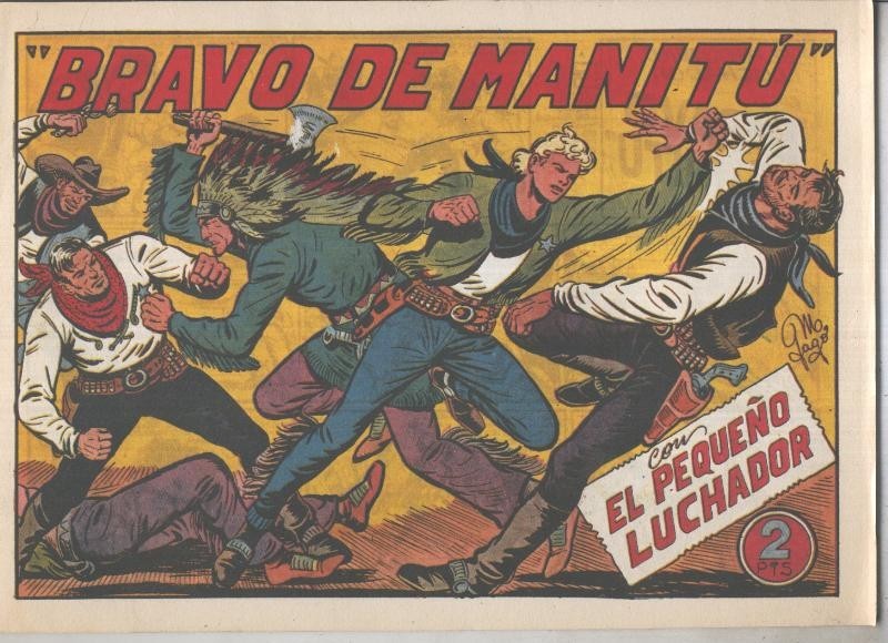 El Pequeño Luchador facsimil numero 168: Bravo de Manitu