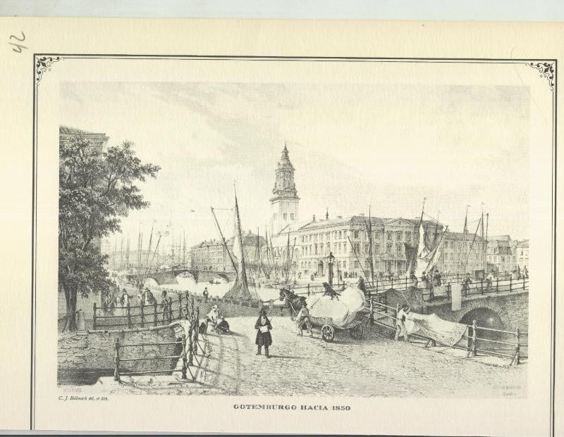 Lamina 42: Gotemburgo hacia 1850