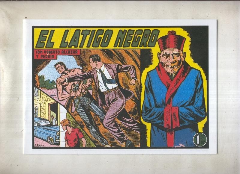 Roberto Alcazar y Pedrin facsimil numero 0287: El latigo negro