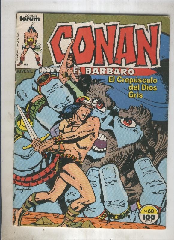 Conan el Barbaro primera edicion numero 068 (numerado 1 en trasera)
