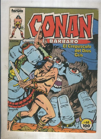 Conan el Barbaro primera edicion numero 068 (numerado 1 en trasera)