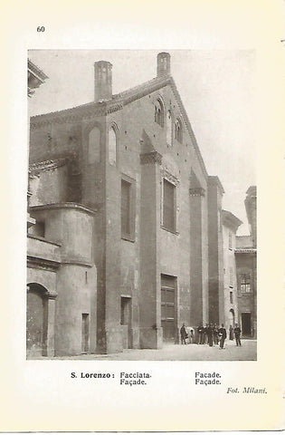 Lamina 631: IGLESIA DE SAN LORENZO DE PIACENZA. Fachada