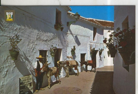Postal 010422: Parada de Burro Taxi  de Mijas en Malaga