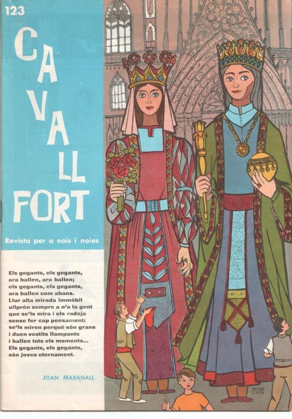 Cavall Fort numero 123: numerado 1 en trasera
