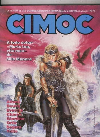 Cimoc revista numero 071: Morts tua, vita mea de Milo Manara