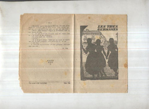 Col-leccio EN PATUFET numero 954: Les tres germans (cubierta de Mallol)