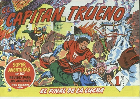 El Capitan Trueno facsimil numero 139: El final de la lucha