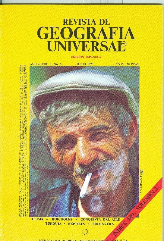 Revista de Geografia Universal volumen 3  numero 6 junio 1978: Turquia